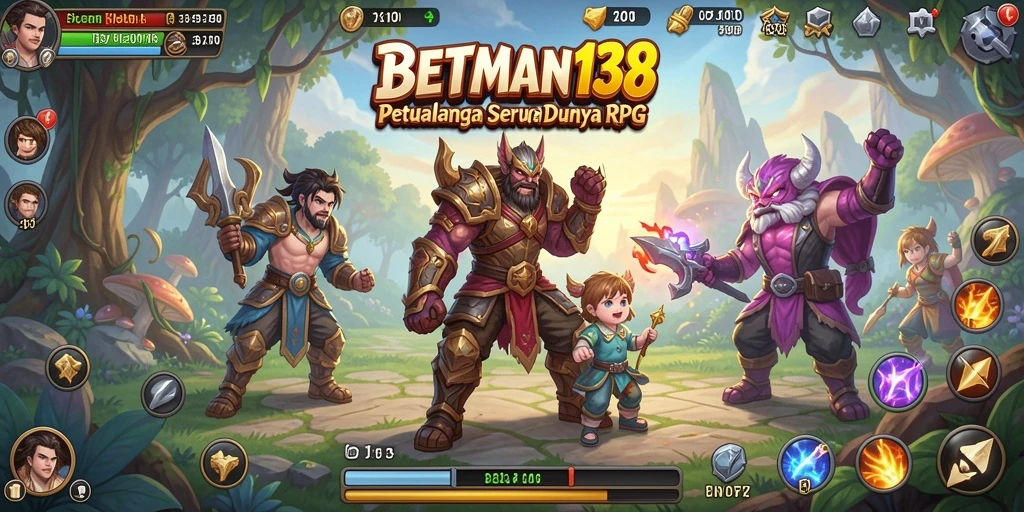 Tampilan seru dari gameplay RPG BETMAN138 yang mengasyikkan.