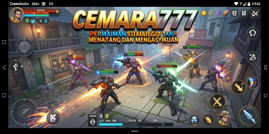 Screenshot CEMARA777 menunjukkan pertempuran strategi yang mendebarkan.