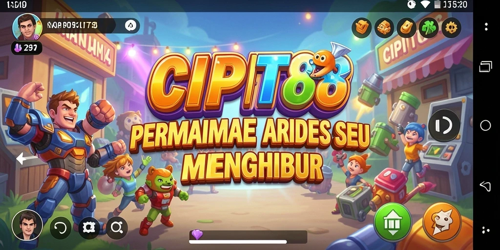 Tampilan gameplay seru dari game arcade CIPIT88.
