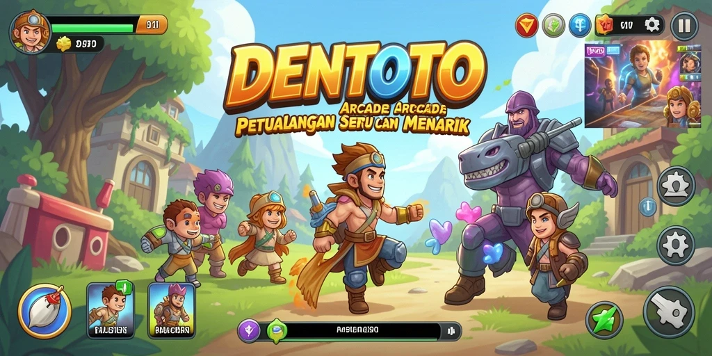 Tampilan DENTOTO dengan gameplay yang seru dan menantang.