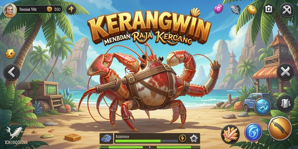 Tangkapan layar gameplay KERANGWIN menampilkan pengalaman Tycoon yang mendebarkan.