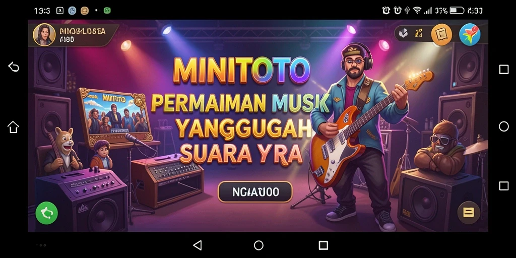 Tampilan menarik gameplay MINITOTO yang penuh irama.