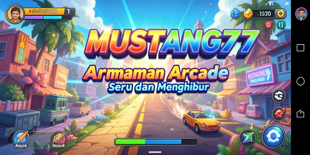 Tampilan gameplay menarik dari MUSTANG77 yang penuh aksi.