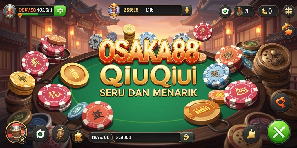 Gameplay seru di OSAKA88 dengan suasana QiuQiu yang menarik.