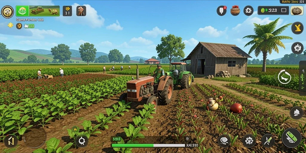 Gameplay menarik dari RATU303 yang menampilkan aktivitas Farming.