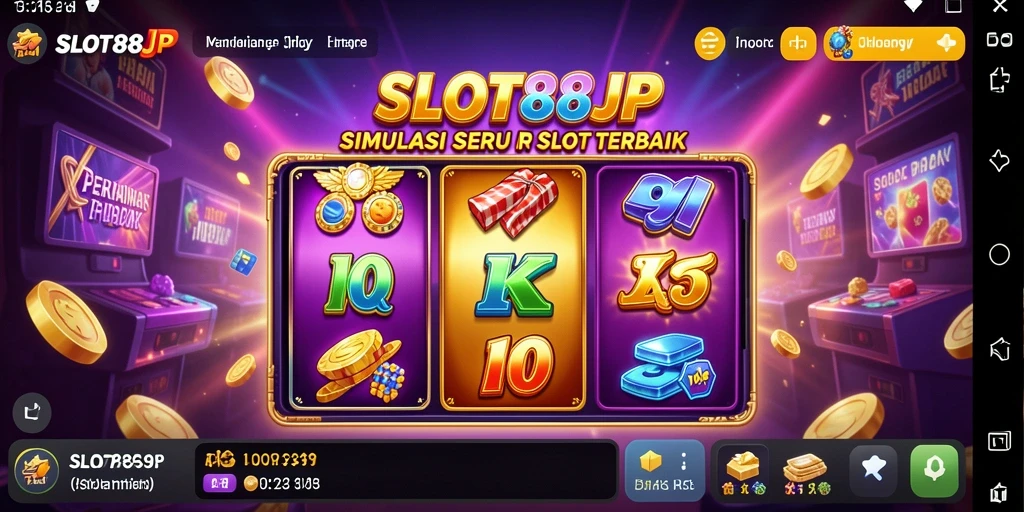 Tampilan gameplay menarik dari SLOT88JP dengan mesin slot beragam.